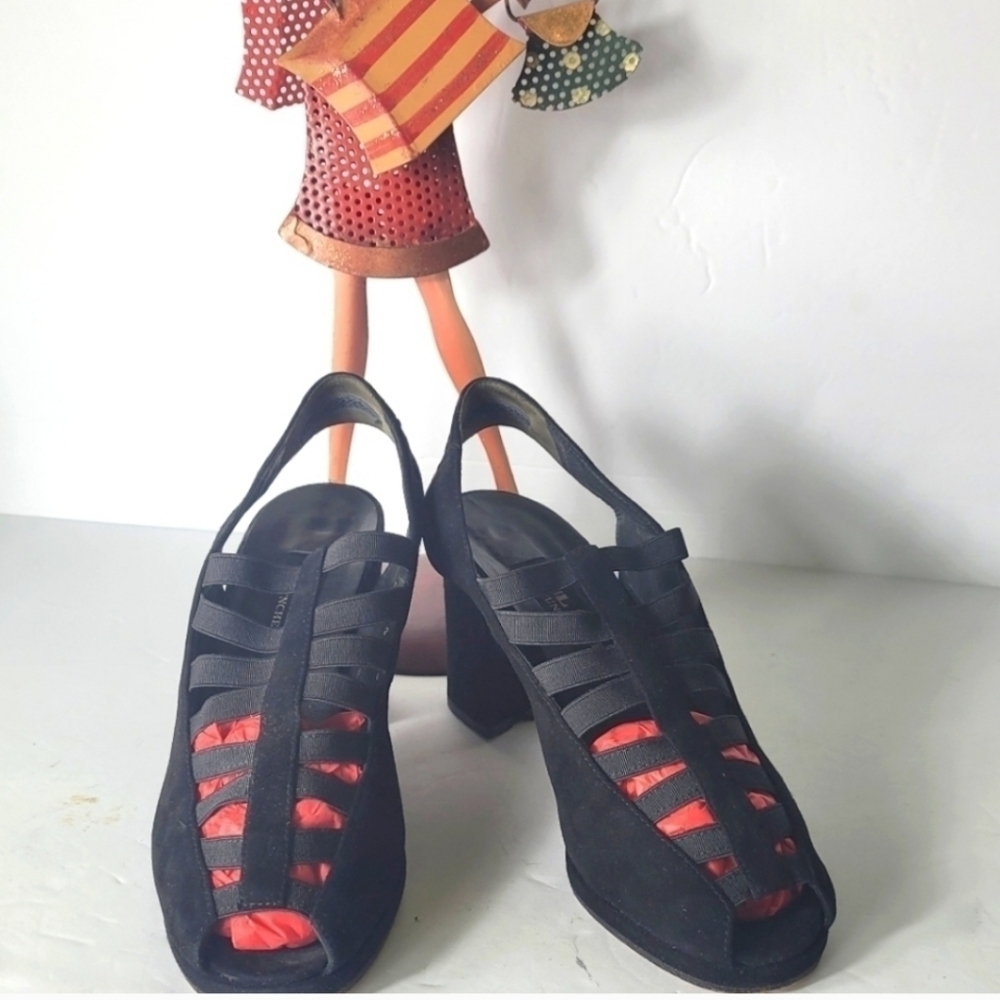 Elegant Black and Red Women's Heels